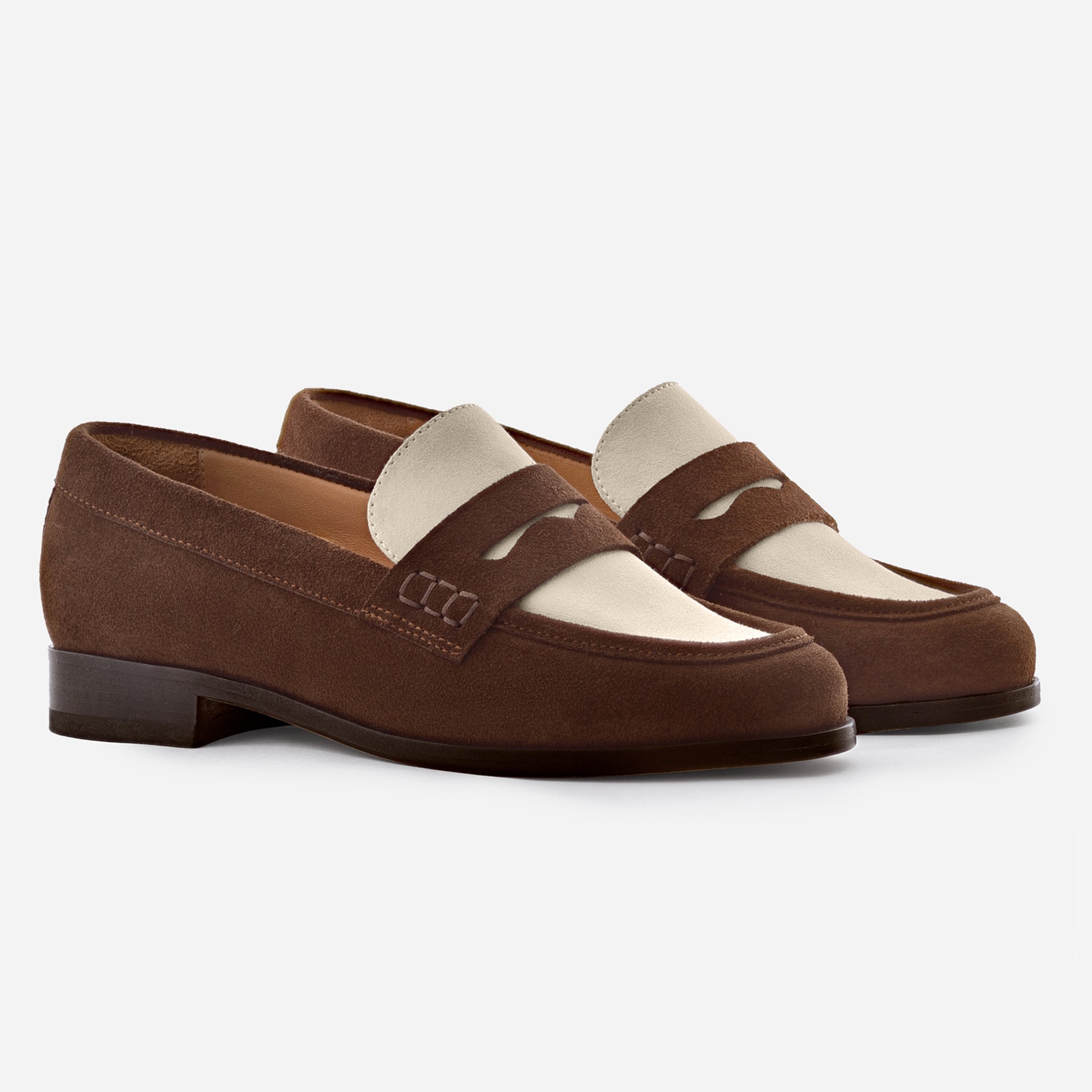 Camille Penny Loafers - Water Repellent Suede - Women's from Beckett Simonon