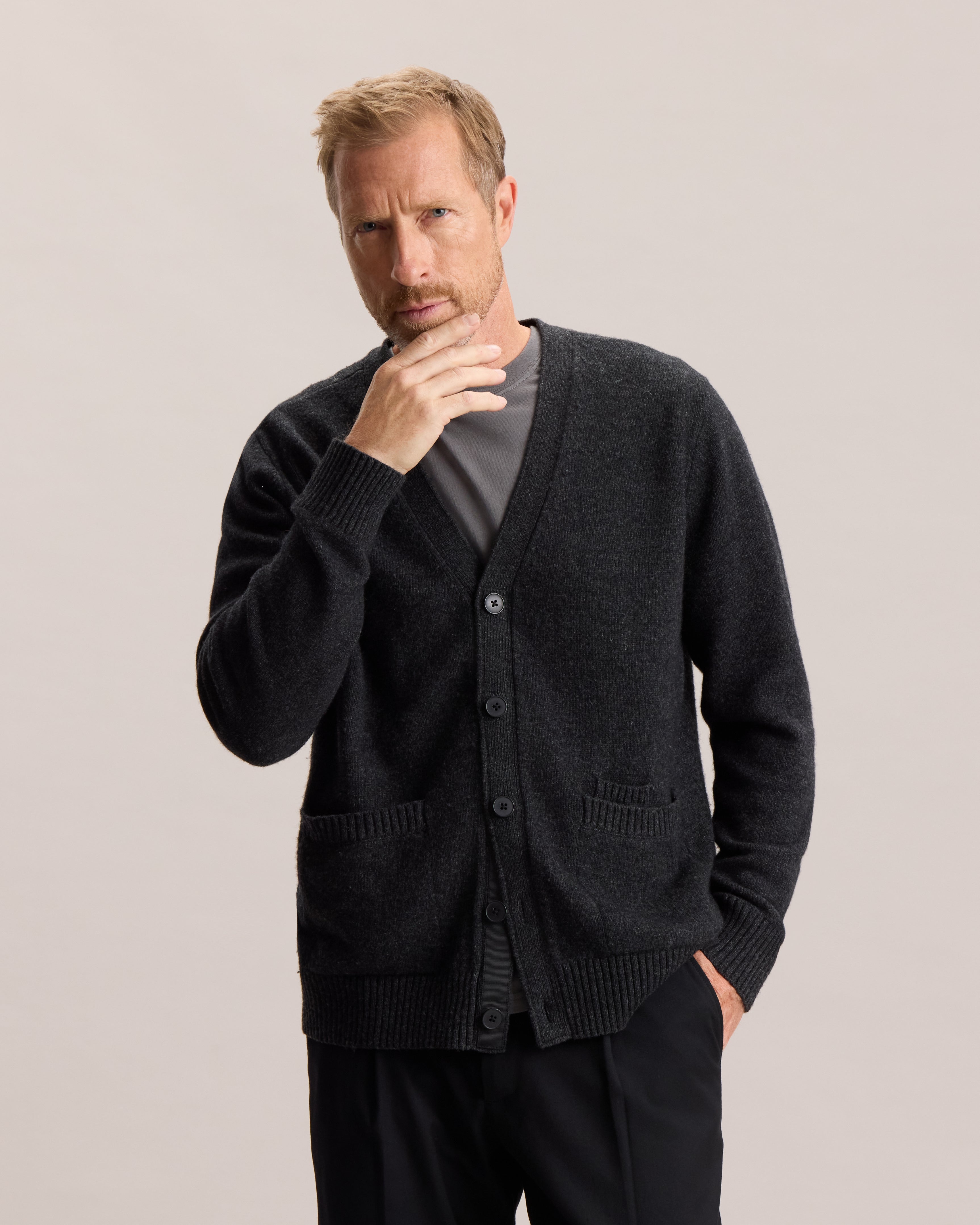 ESSENTIAL WOOL CARDIGAN from Frank And Oak