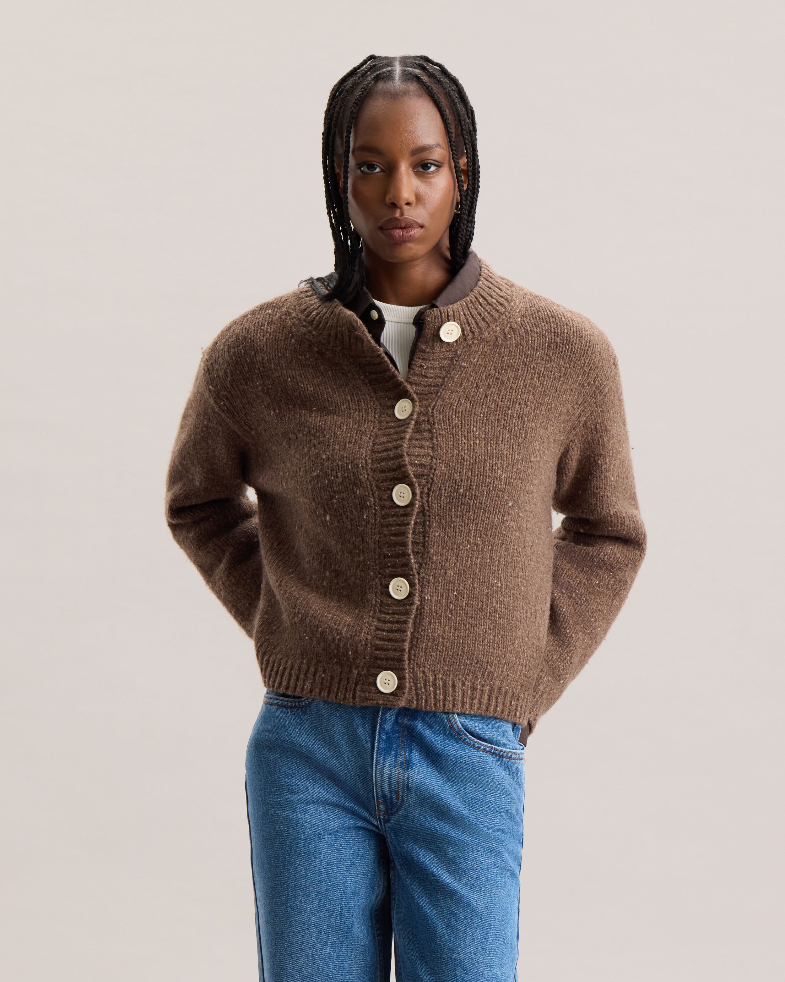 WOOL BLEND HEIRLOOM CARDIGAN from Frank And Oak