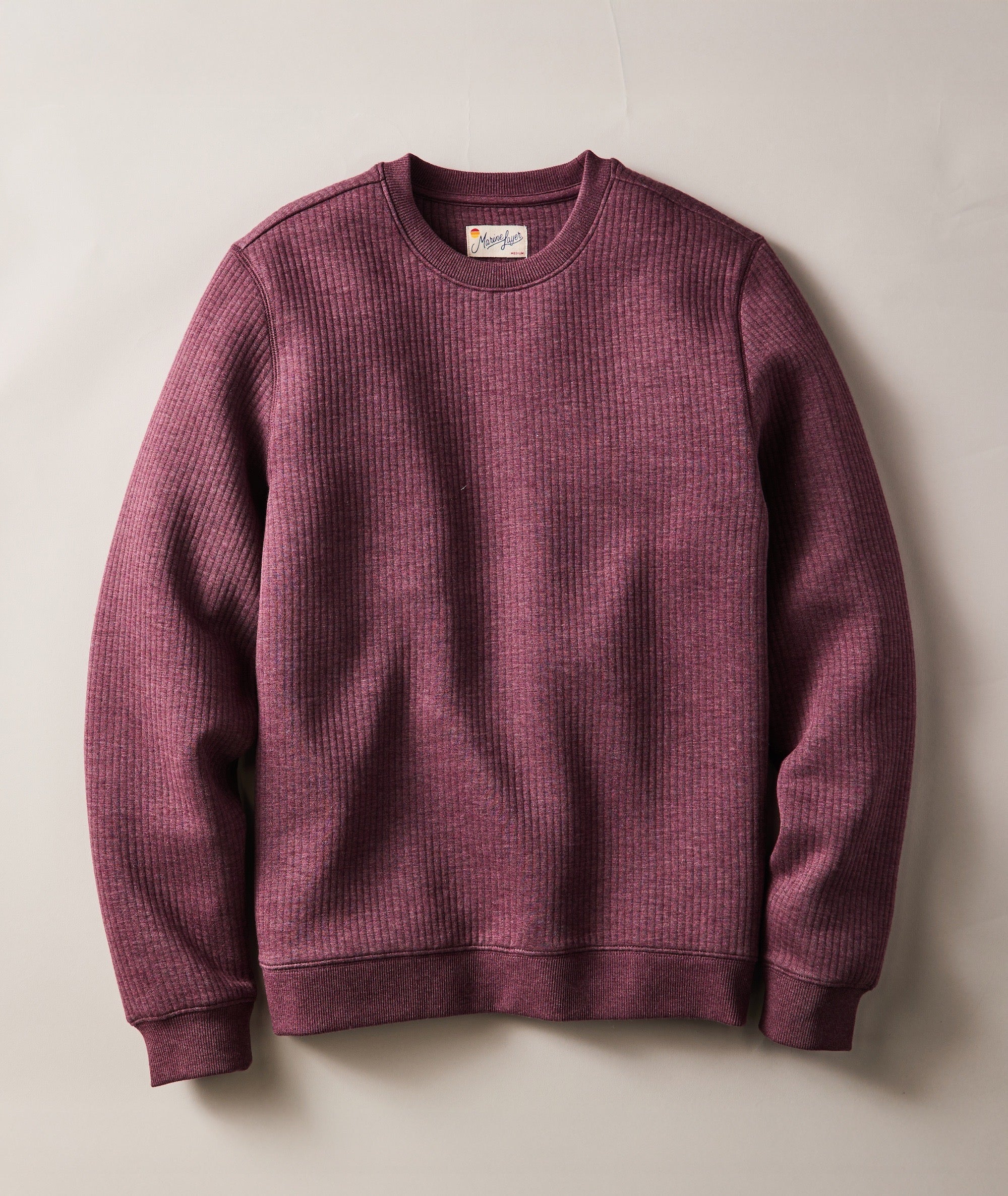 Corbet Quilted Crewneck from Marine Layer