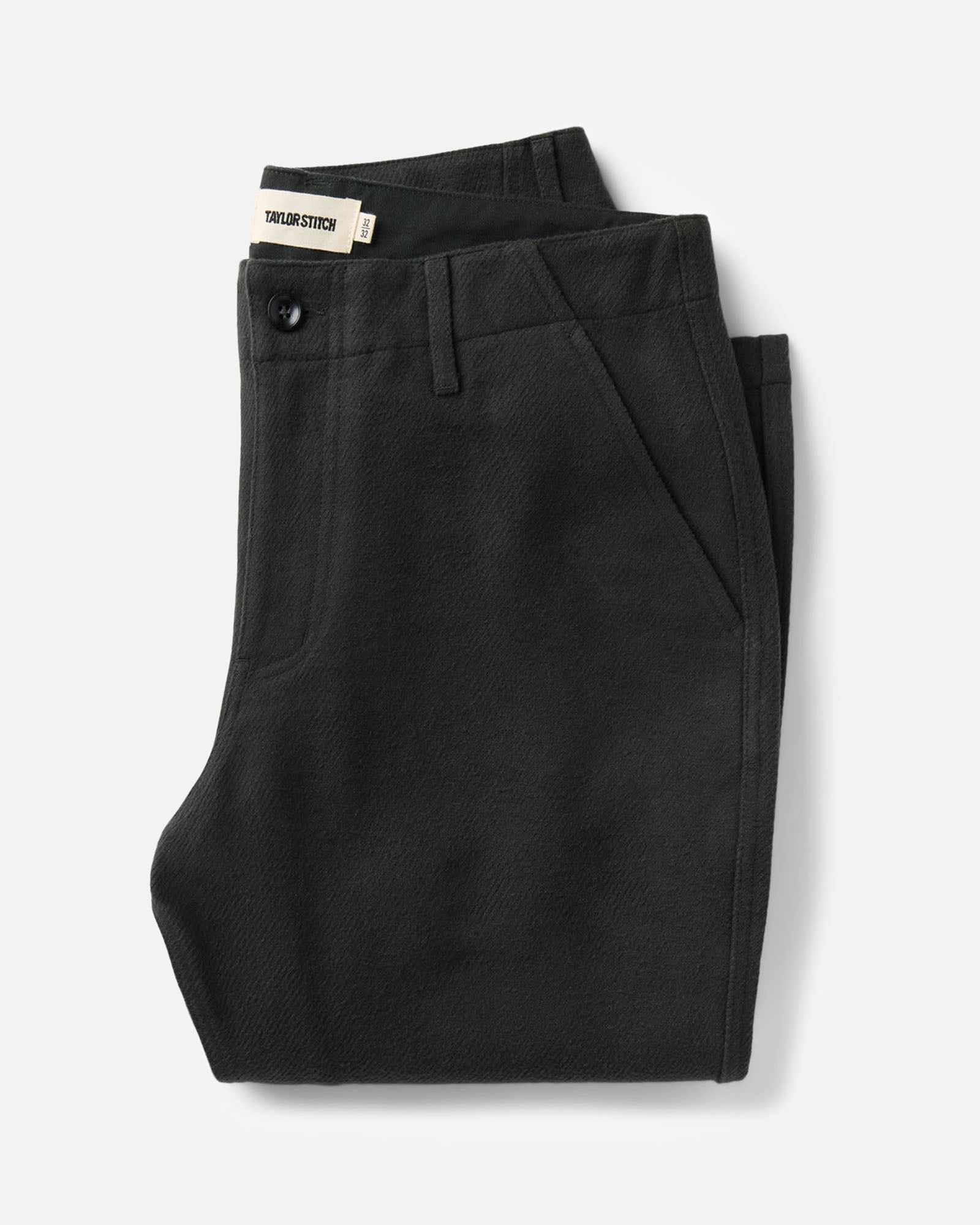 The Carnegie Pant in Faded Black Washed Moleskin from Taylor Stitch