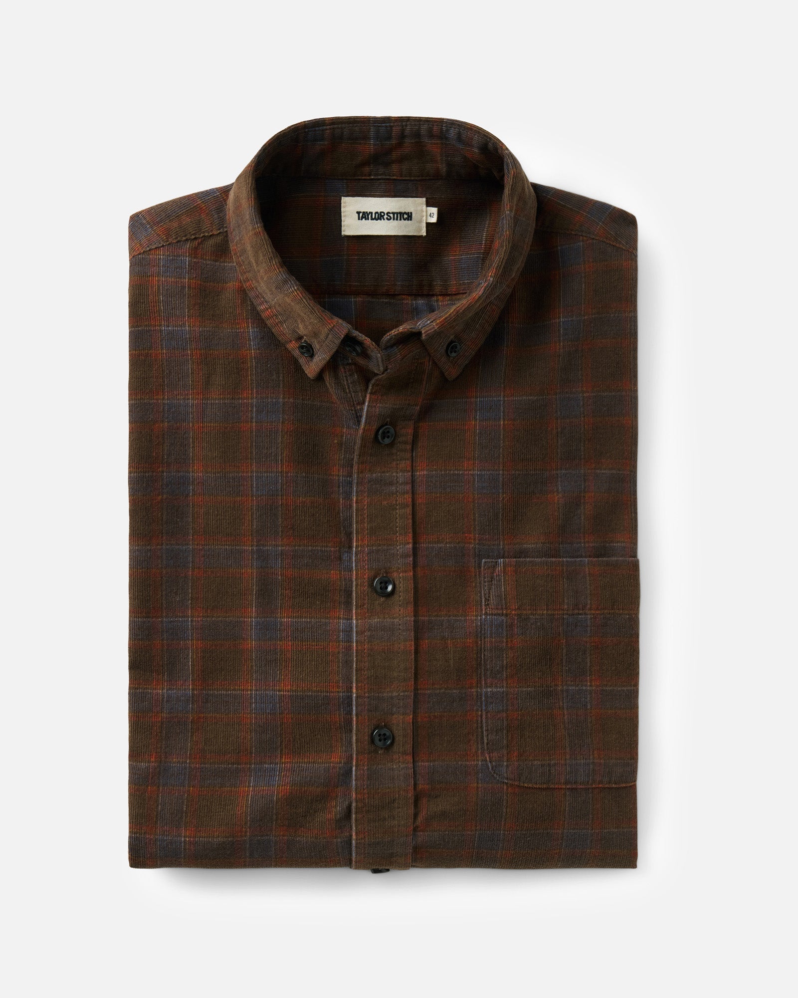 The Jack in Mulch Check Pincord from Taylor Stitch