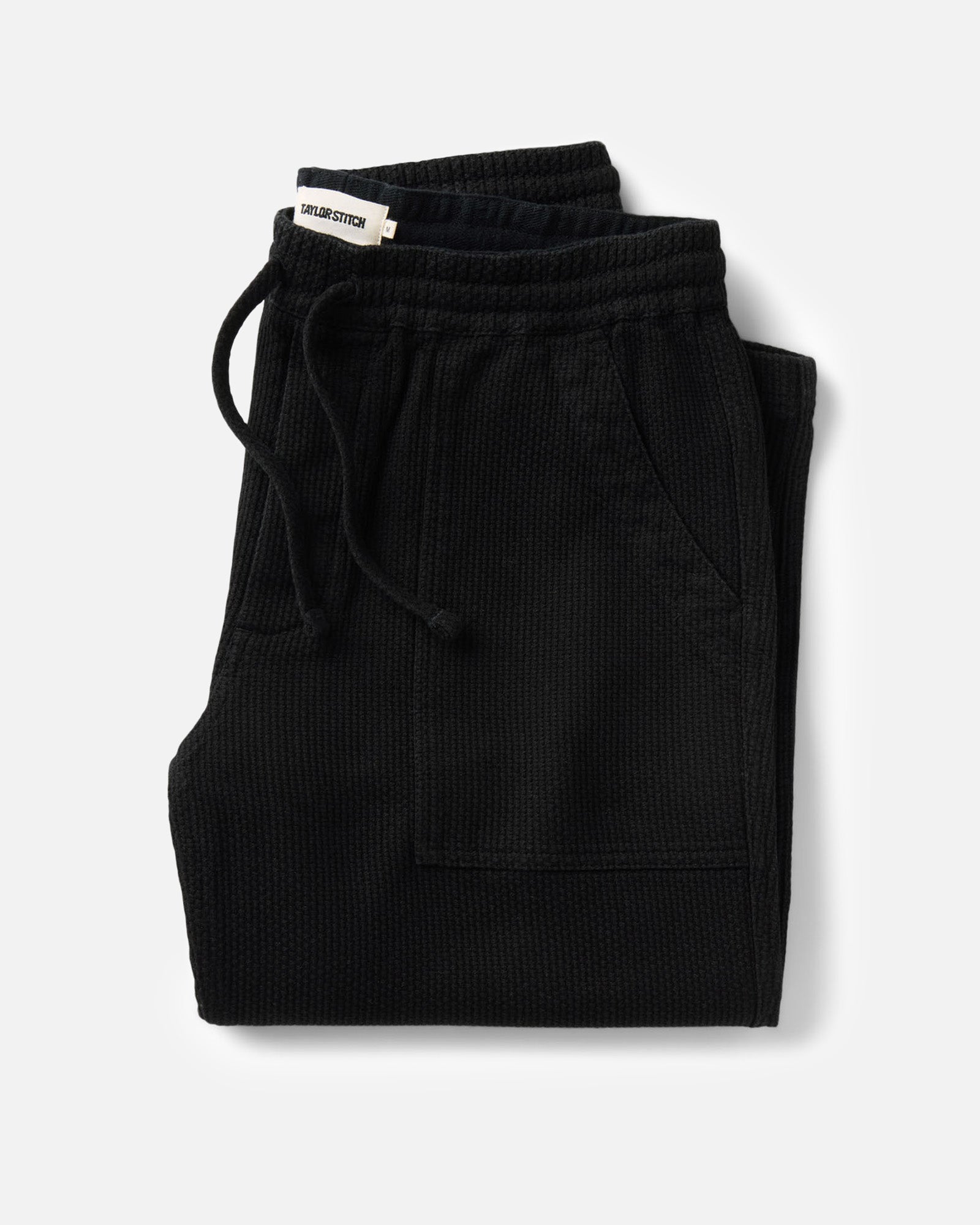 The Breakwater Pant in Black Indigo Sashiko from Taylor Stitch