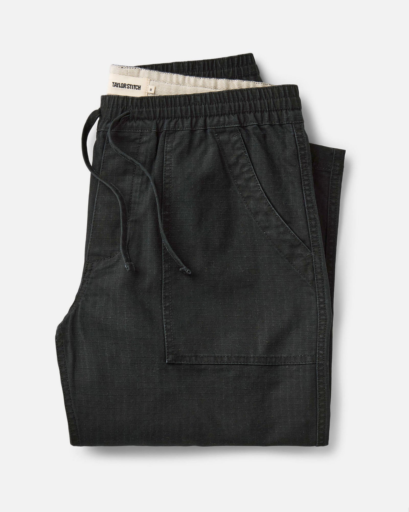 The Breakwater Pant in Coal Ripstop from Taylor Stitch