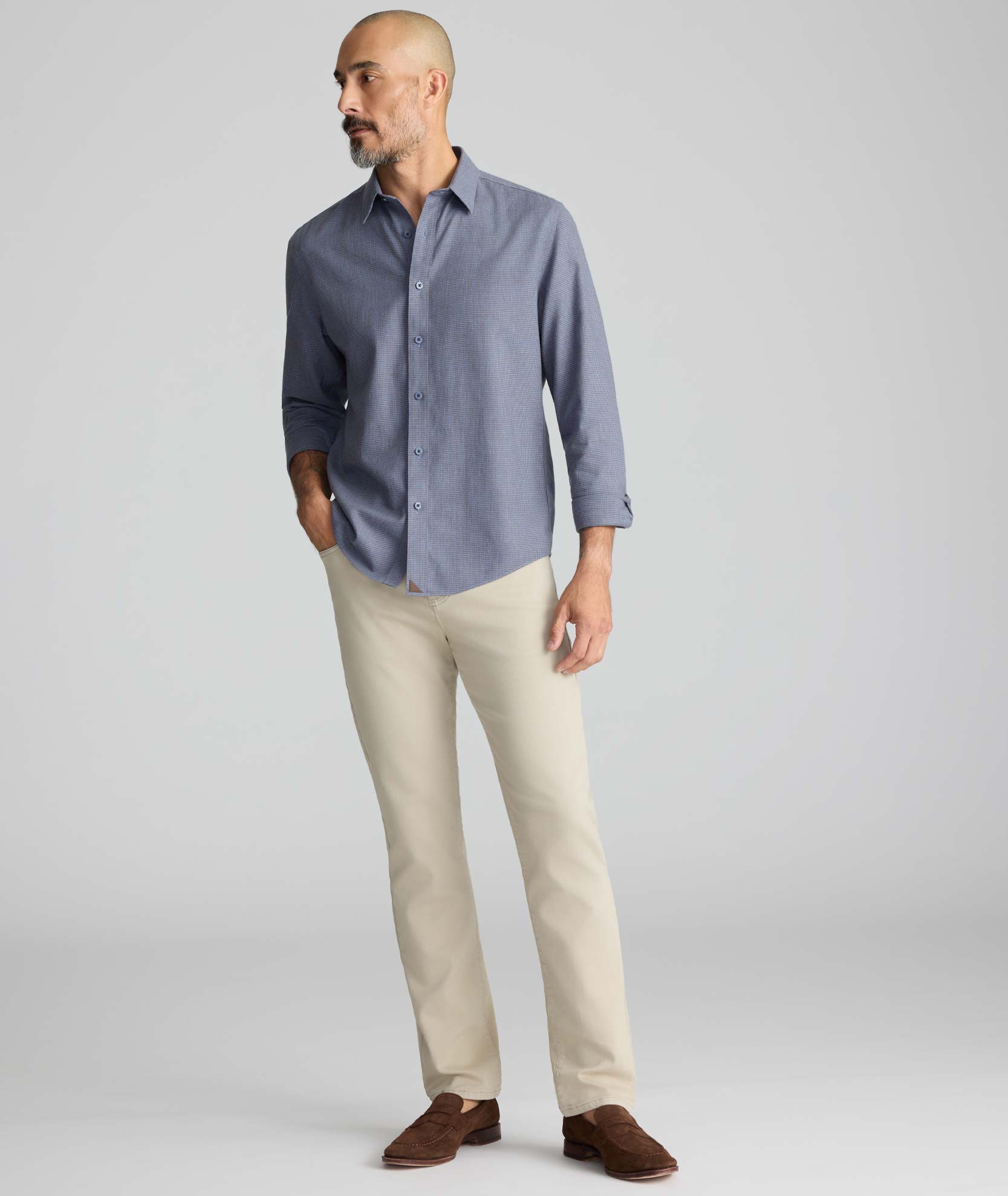 5-Pocket Stretch Terry Pants from UNTUCKit