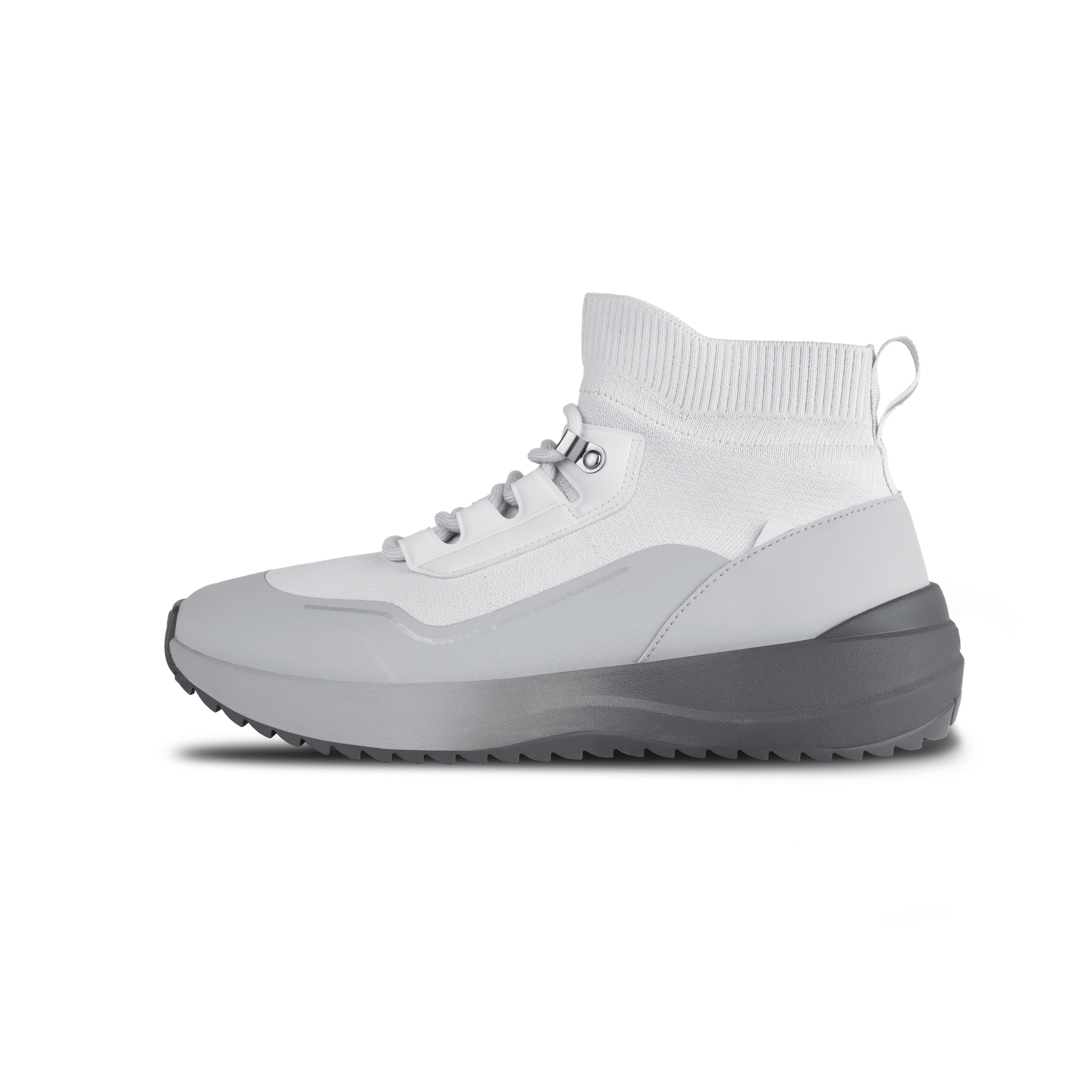 Women's Stormburst High Top - Light Grey/Mid Grey from Vessi